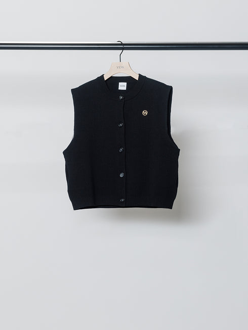 【 限定 】DOUBLE FACE KNIT VEST / Y242-91036-5